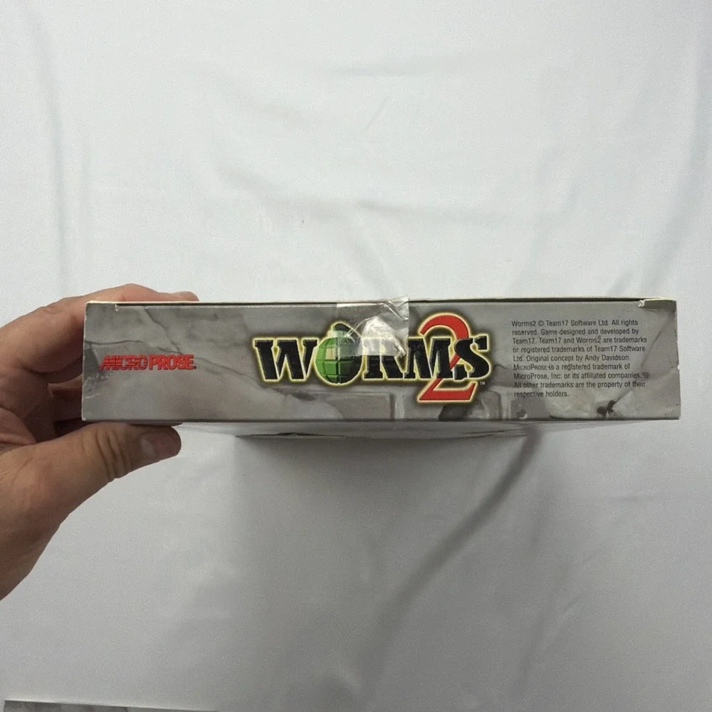 Worms 2 (PC, 1998) Complete in Big Box Manual Disc Release Notes